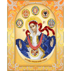 АС3-010 Богородица Слободская Царица Козацкая. Схема для вышивки бисером А-Строчка