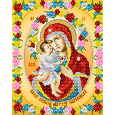 АС3-011 Икона Божей Матери Жировицкая. Схема для вышивки бисером А-Строчка