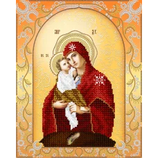 АС3-021 Почаевская икона Божией Матери. Схема для вышивки бисером А-Строчка