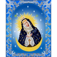АС3-022 Остробрамская икона Божией Матери. Схема для вышивки бисером А-Строчка