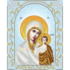 АС3-031 Казанская икона Божией Матери. Схема для вышивки бисером А-Строчка