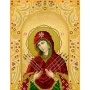 АС4-008 Семистрельная Пресвятая Богородица. Схема для вышивки бисером А-Строчка