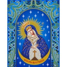 АС4-009 Остробрамская икона Божией Матери. Схема для вышивки бисером А-Строчка