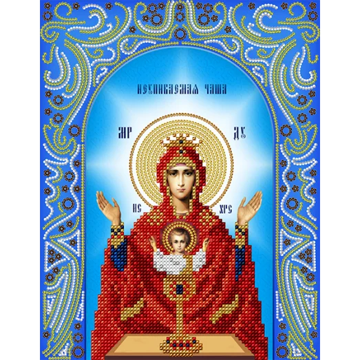 АС4-036 Неупиваемая чаша. Схема для вышивки бисером А-Строчка