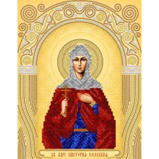 АС4-046 Св.. Вмч. Виктория Эффеская. Схема для вышивки бисером А-Строчка