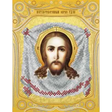 АС4-049 Спас Нерукотворный. Схема для вышивки бисером А-Строчка