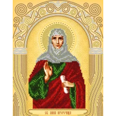 АС4-050 Св.Анна Пророчица. Схема для вышивки бисером А-Строчка