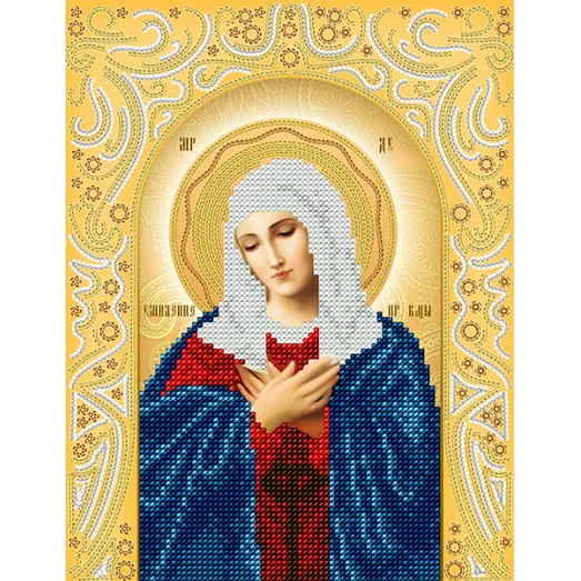 АС4-070 Умиление Пресвятой Богородицы. Схема для вышивки бисером А-Строчка