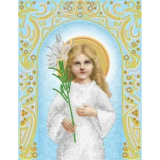 АС4-080 Икона Божей Матери Трилетствующая. Схема для вышивки бисером А-Строчка