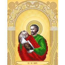 АС4-120 Св. Евангелист Марк. Схема для вышивки бисером А-Строчка