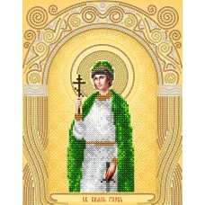 АС4-127 Св. князь Глеб . Схема для вышивки бисером А-Строчка