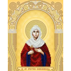 АС4-146 Св.мученица Христина (Кристина). Схема для вышивки бисером А-Строчка