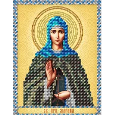 АС5-031 Св. Пр. Марина Берийская. Схема для вышивки бисером А-Строчка