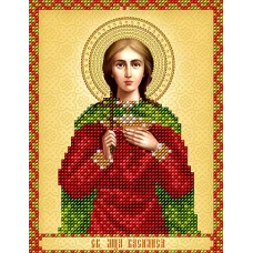АС5-033 Св. Мученица Васелиса. Схема для вышивки бисером А-Строчка