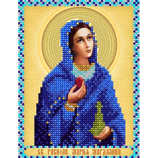 АС5-037 Св. Равноап. Мария Магдалина. Схема для вышивки бисером А-Строчка