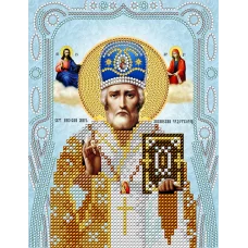 АС5-046 Святой Николай Чудотворец. Схема для вышивки бисером А-Строчка