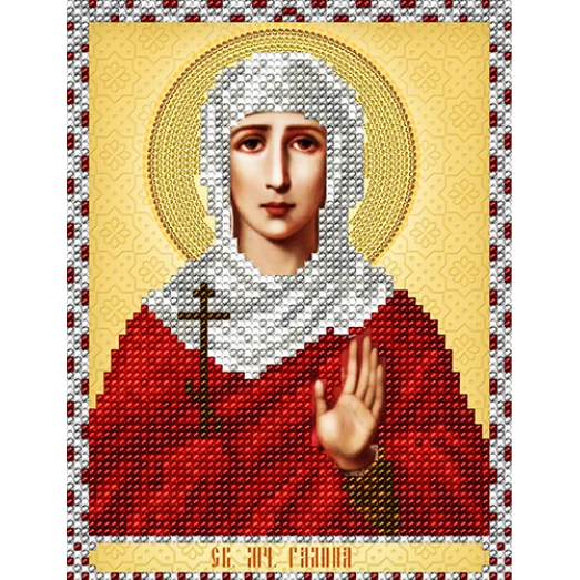 АС5-051 Св.Мученица Галина. Схема для вышивки бисером А-Строчка