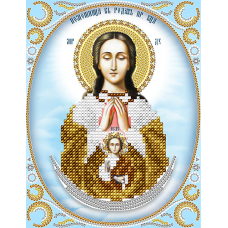 АС5-079 Икона Божей Матери Помощница в родах. Схема для вышивки бисером А-Строчка