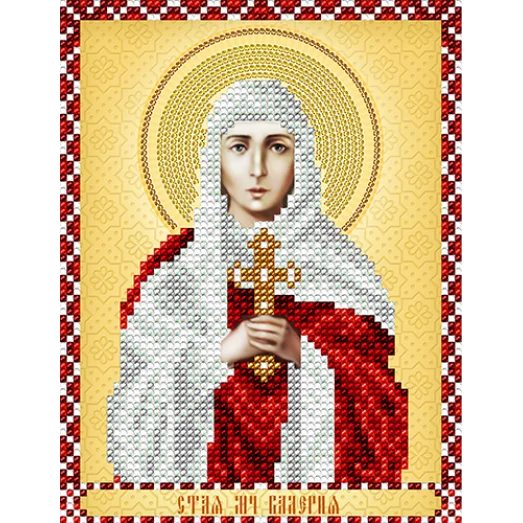 АС5-131 Св. Мц. Валерия (Калерия). Схема для вышивки бисером А-Строчка