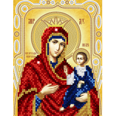 АС5-132 Иверская икона Божией Матери. Схема для вышивки бисером А-Строчка