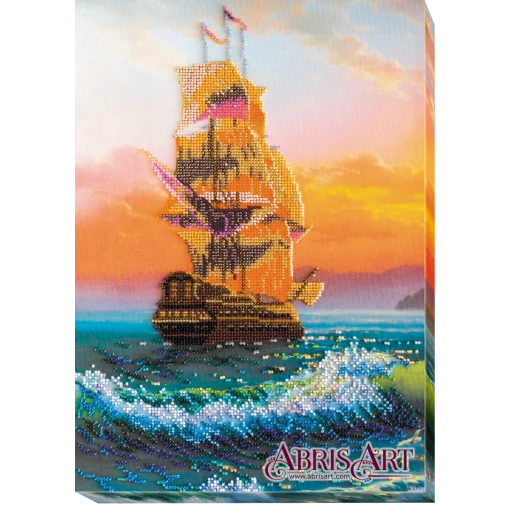 АВ-484 По волнам. Набор для вышивки бисером. Абрис Арт