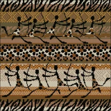 ФПК-3137 Африканское этно. Охота. Схема для вышивки бисером Феникс