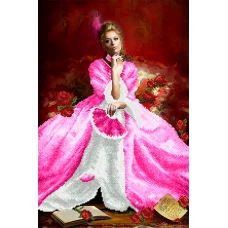 АХ2-054 Королева бала. Схема для вышивки бисером. А-Строчка