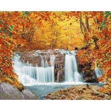 АК3-047 Осенний водопад. Схема для вышивки бисером А-Строчка
