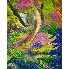 АК3-090 Карьерная лестница. Схема для вышивки бисером А-Строчка