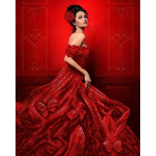 АК3-101 Соблазн. Схема для вышивки бисером А-Строчка