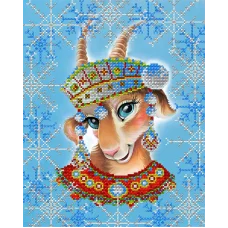 АК3-130 С новым счастьем!. Схема для вышивки бисером А-Строчка