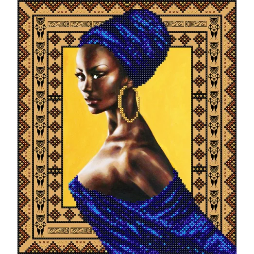 АК3-131 Черная жемчужина. Схема для вышивки бисером А-Строчка