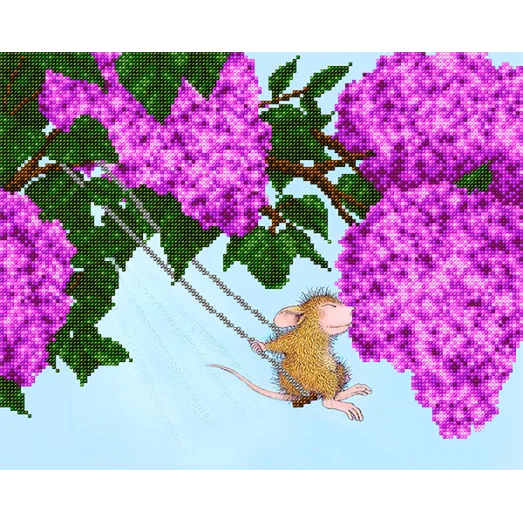 АК3-136 Хвостатые качели. Схема для вышивки бисером А-Строчка