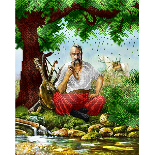 АК3-147 Думи мої, думи.... Схема для вышивки бисером А-Строчка