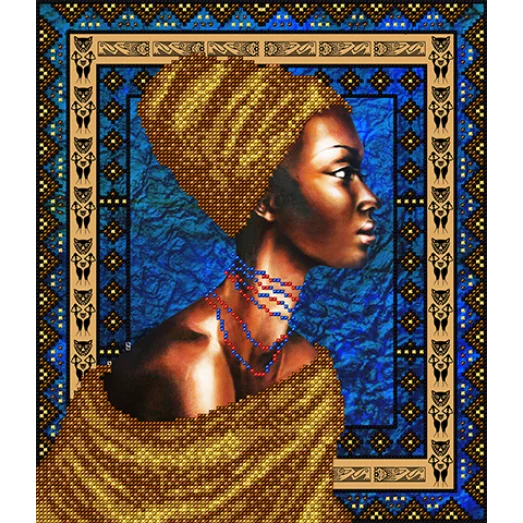 АК3-155 Черный бриллиант. Схема для вышивки бисером А-Строчка