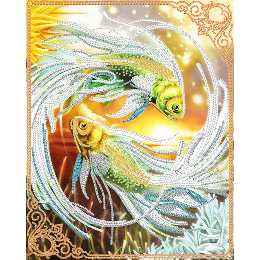 АК3-166 Гармония взаимоотношений . Схема для вышивки бисером А-Строчка