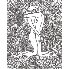 АК3-170 Влюбленные (черный) фон белый. Схема для вышивки бисером А-Строчка