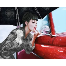 АК3-176 Автоледи. Схема для вышивки бисером А-Строчка