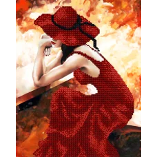 АК3-177 Незнакомка. Схема для вышивки бисером А-Строчка