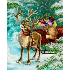 АК3-181 Новогодние подарки. Схема для вышивки бисером А-Строчка