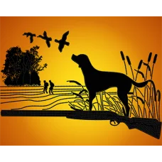 АК3-182 Ни пуха, ни пера!. Схема для вышивки бисером А-Строчка