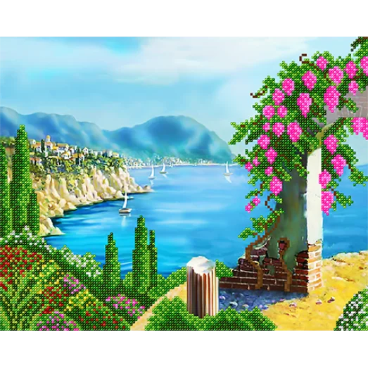 АК3-187 Солнечная гавань. Схема для вышивки бисером А-Строчка