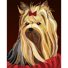 АК3-195 Домашний любимец. Схема для вышивки бисером А-Строчка