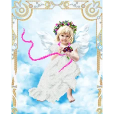 АК3-199 Ангелочек. Схема для вышивки бисером А-Строчка