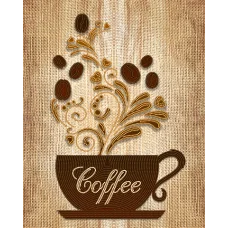 АК3-206 Кофе. Схема для вышивки бисером А-Строчка