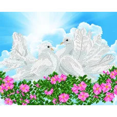 АК3-208 Символ верной любви. Схема для вышивки бисером А-Строчка