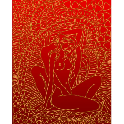 АК3-211 (красный) Нежность. Схема для вышивки бисером А-Строчка