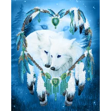 АК3-249 Ловец снов. Любовь.  Схема для вышивки бисером А-СТРОЧКА