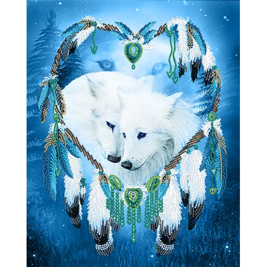 АК3-249 Ловец снов. Любовь.  Схема для вышивки бисером А-СТРОЧКА