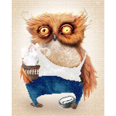 АК3-252 Кофе-джентльмен. Схема для вышивки бисером А-СТРОЧКА